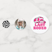 Cowgirl Disco Laatste Rodeo Bachelorette Confetti (Voorkanten)