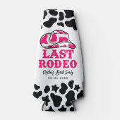 Cowgirl Disco Laatste Rodeo Bachelorette Flesjeskoeler (Voorkant)