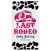 Cowgirl Disco Laatste Rodeo Bachelorette Klein Cadeauzakje (Achterkant)