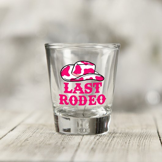 Cowgirl Disco Laatste Rodeo Bachelorette Shotglas Shot Glas
