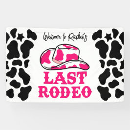 Cowgirl Disco Laatste Rodeo Bachelorette Spandoek