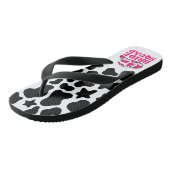 Cowgirl Disco Last Rodeo Bachelorette Teenslippers (Schuin)