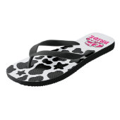 Cowgirl Disco Last Rodeo Bachelorette Teenslippers (Schuin)