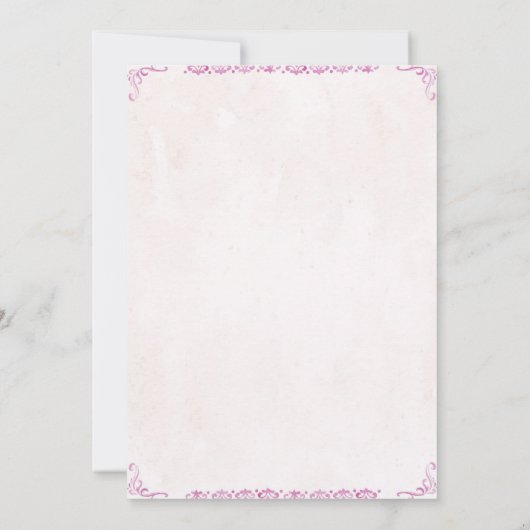 Cowgirl Disco Party Bewerkbare Uitnodiging (Achterkant)