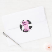 Cowgirl Disco QR Buy Bride Drink Ronde Sticker (Envelop)