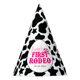 Cowgirl Disco Roze Eerste Rodeo Feesthoedjes