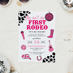 Cowgirl Disco Verjaardag Is Niet Mijn Eerste Rodeo Kaart
