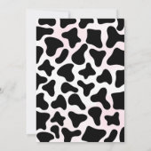 Cowgirl Disco verjaardagsfeestje Kaart (Achterkant)