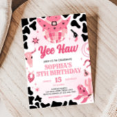 Cowgirl Disco verjaardagsfeestje Kaart