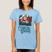Cowgirl Dreams Bluebonnet Western T-shirt (Voorkant)