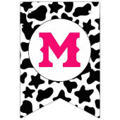 Cowgirl Eerste Rodeo Roze Vlaggetjes (Tweede vlag)