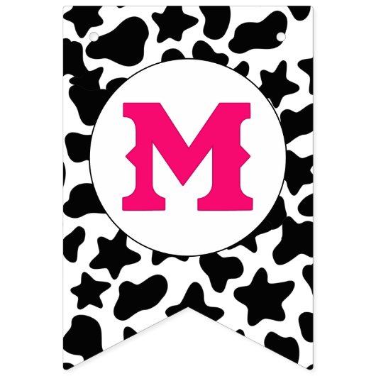 Cowgirl Eerste Rodeo Roze Vlaggetjes (Tweede vlag)