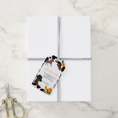 cowgirl eerste rodeo verjaardag dank u cadeaulabel (Met Touw)