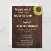 Cowgirl Elk ouderdom Western land Kaart (Achterkant)