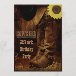 Cowgirl Elk ouderdom Western land Kaart
