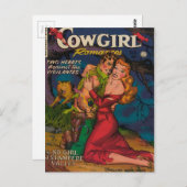Cowgirl en Cowboy Briefkaart (Voorkant / Achterkant)