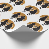 Cowgirl en Cowboy Cadeaupapier (Hoek)