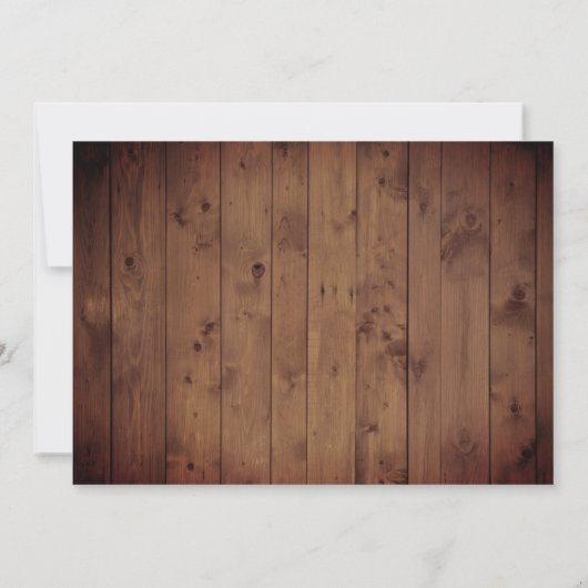 Cowgirl en Cowboy Cookout/BBQ Uitnodiging (Achterkant)