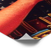 cowgirl en cowboy poster (Hoek)
