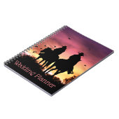 Cowgirl en Cowboy Wedding Planner Notitieboek (Linkerzijde)