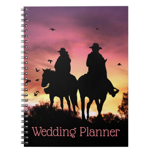 Cowgirl en Cowboy Wedding Planner Notitieboek (Voorkant)
