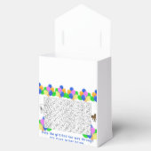 Cowgirl en paard doolhof met ballonnen Dank u Bedankdoosjes (Geopend)