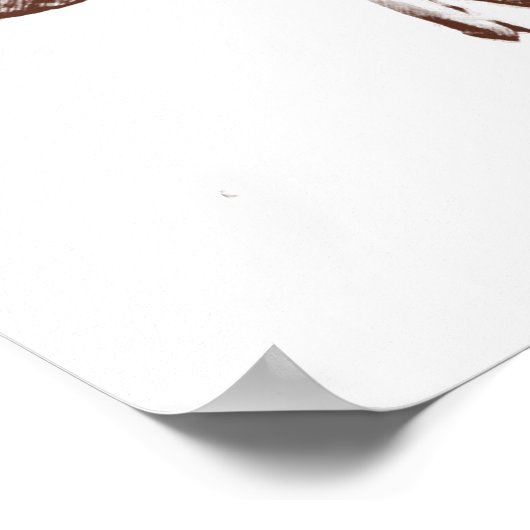 Cowgirl en paard uit 1940 poster (Hoek)