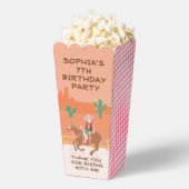  Cowgirl en paard Verjaardagsfeest Bedankdoosjes (Popped)