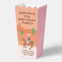  Cowgirl en paard Verjaardagsfeest