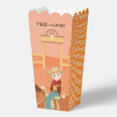  Cowgirl en paard Verjaardagsfeest Bedankdoosjes (Achterkant)