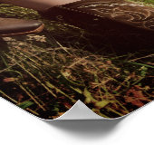 Cowgirl en Sunflower Country Ranch Wedding Poster (Hoek)