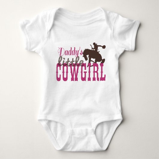 Cowgirl en Toddler Clothes Romper (Voorkant)