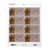  Cowgirl Etiket (Full Sheet)