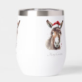 Cowgirl Ezel Kerst Drinkware Stijl (Achterkant)