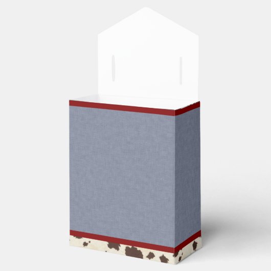 Cowgirl Favor Box Bedankdoosjes (Geopend)