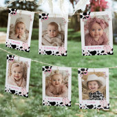 Cowgirl First Rodeo Photo maandelijkse bannerkaart Kaart