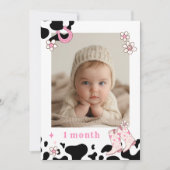 Cowgirl First Rodeo Photo maandelijkse bannerkaart Kaart (Voorkant)