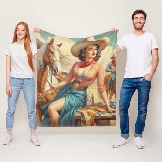  Cowgirl Fleece Deken (In situ)