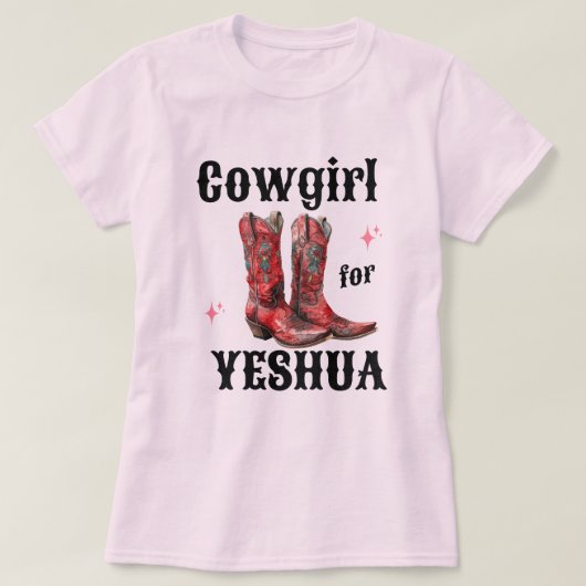 Cowgirl for Yeshua T-Shirt   (Design voorkant)