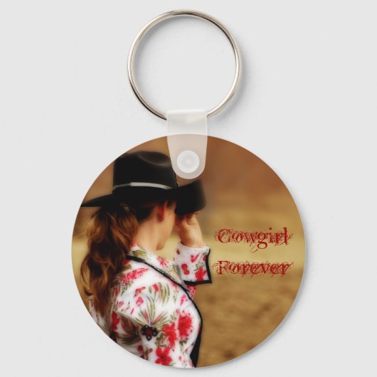 Cowgirl Forever Sleutelhanger (Voorkant)
