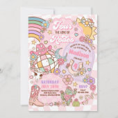 Cowgirl Four De liefde van Rodeo 4e verjaardag Kaart (Voorkant)