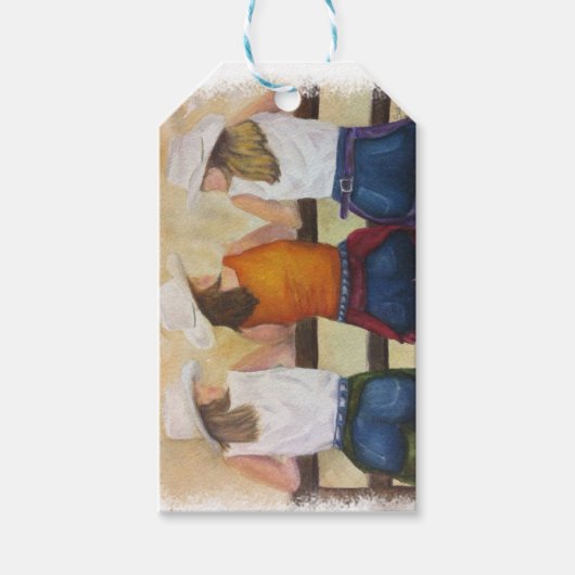 COWGIRL FUN CADEAULABEL (Voorkant)