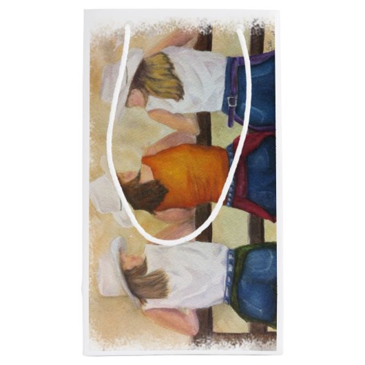 COWGIRL FUN KLEIN CADEAUZAKJE (Achterkant)