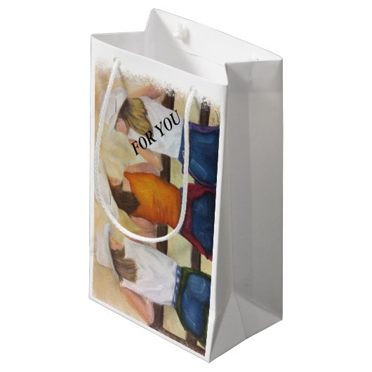 COWGIRL FUN KLEIN CADEAUZAKJE (Voorkant Gekanteld)