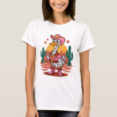 Cowgirl Funny Duk T-shirt (Voorkant)