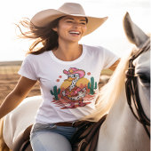 Cowgirl Funny Duk T-shirt