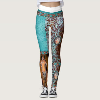 Cowgirl Geïnspireerde Leggings