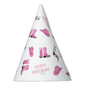 Cowgirl Gelukkige Verjaardag Feesthoedjes (Rechts)