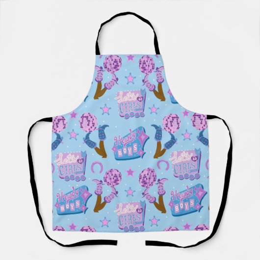 Cowgirl Getting Rowdy Schort (Voorkant)