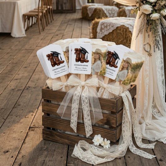 Cowgirl Glam and Boots Graduation  Handwaaier